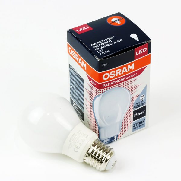OSRAM LED E27 Parathom Filament A60 | 8W