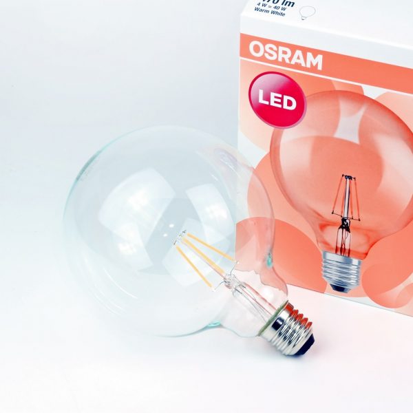 Globo LED OSRAM filamento G125 | E27 | Vintage