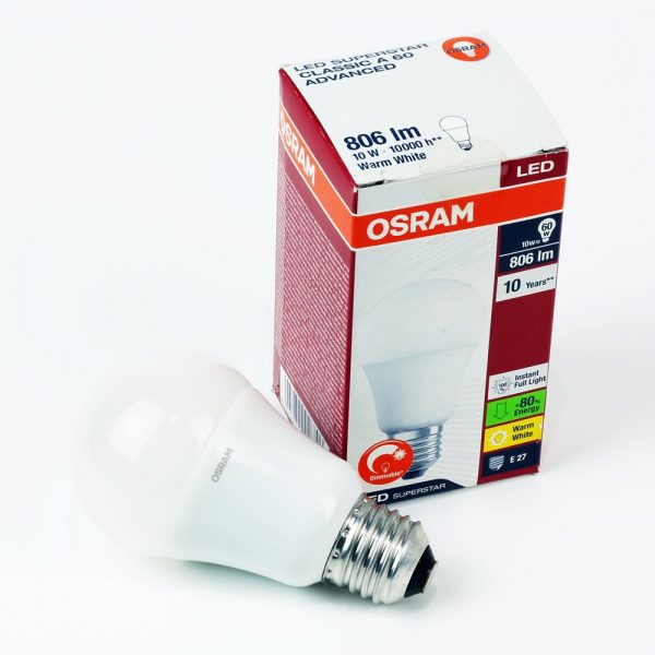 OSRAM LED E27 Superstar A60 | 10W