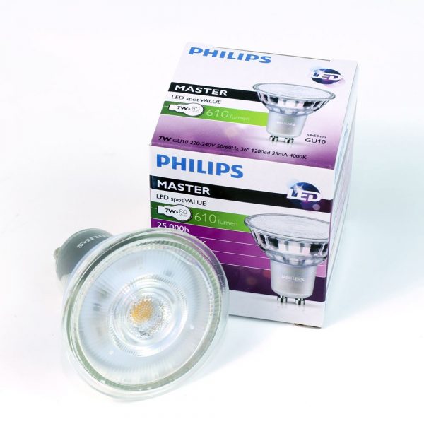 LED GU10 Philips Master Value regulable | 7W | 4000K