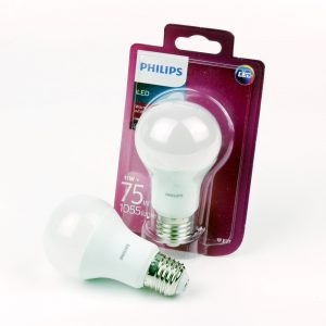 Bombilla LED E27 | Philips estándar 11W