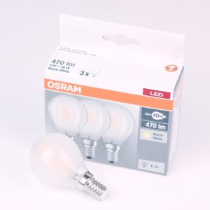 Esfera LED E14 opaca | 3x OSRAM 4W