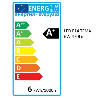 Vela LED TEMA E14 | 6W