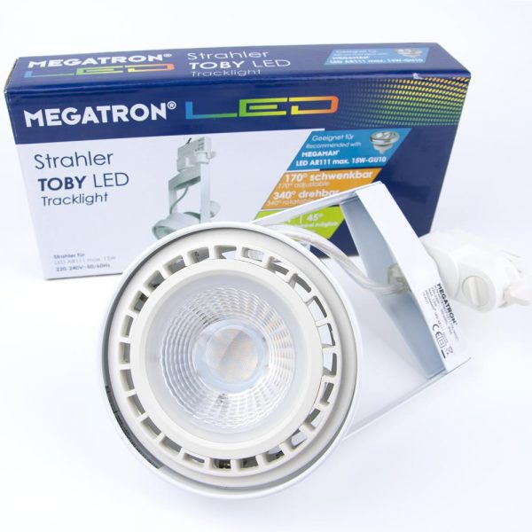 Foco LED carril MEGAMAN TOBY GU10 | ES111