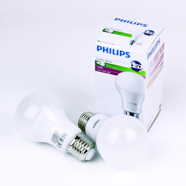 Bombilla LED E27 | Philips CorePro 9W