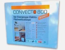 Radiador bajo consumo CONVECTO embalaje