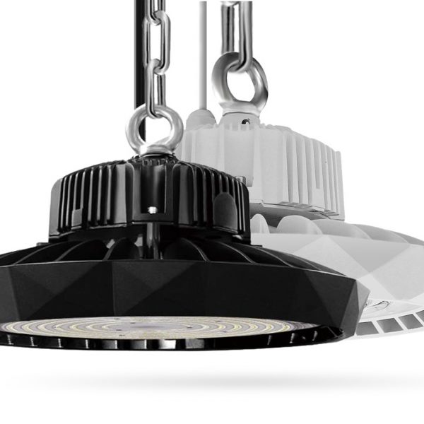 Campana LED PROLED UFO acabado blanco y negro