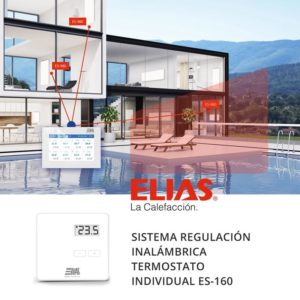 Sistema regulación calefacción ELIAS ES-810 termostato individual