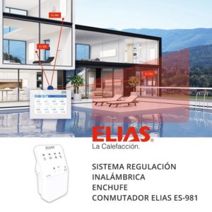 Sistema regulación calefacción ELIAS ES-981 enchufe conmutador adicional