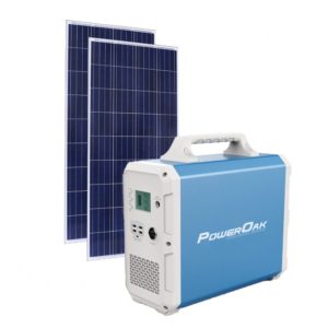 Kit solar fotovoltaico portátil 1000W 1800Ah 12V/320W