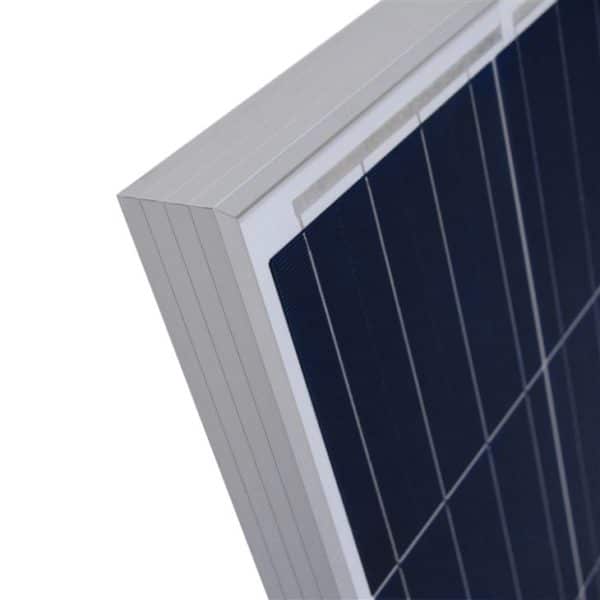 Detalle esquina Panel 12V 160W de Kit Solar