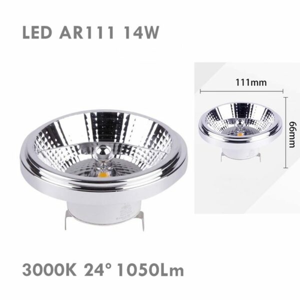 Foco LED AR111 PROLED ECO 14W características