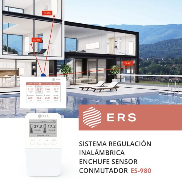 Esquema regulación calefacción eléctrica componente ERS ES-980
