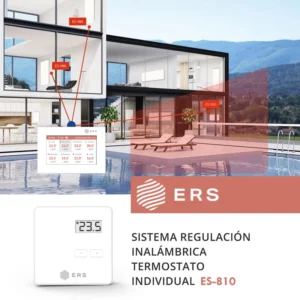 Esquema regulación calefacción eléctrica componente ERS ES-810