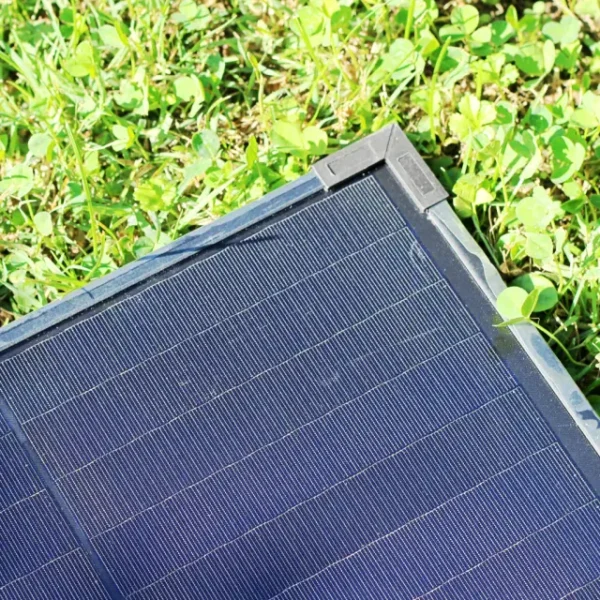Panel Solar 12V 170W negro detalle