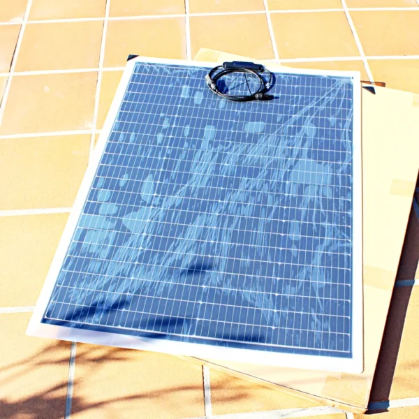 Panel solar flexible 150W bifacial con embalaje
