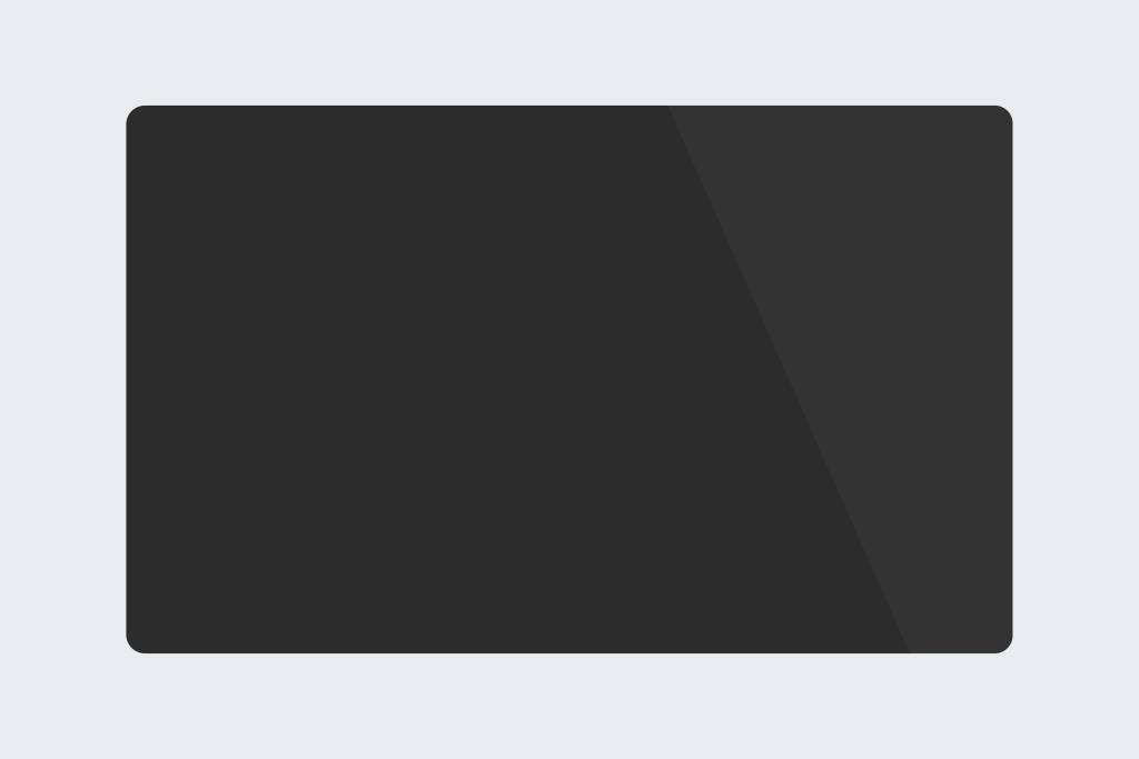 Vista frontal de panel radiante ERS HeatScreen negro